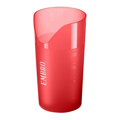 Trinkbecher "Ergonomie" 0,2 l transparent-milchig