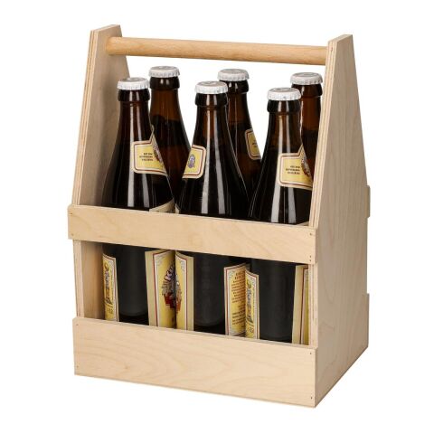Bierflaschenträger &quot;Six Pack&quot; natur | ohne Werbeanbringung | Nicht verfügbar | Nicht verfügbar