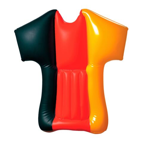 Aufblasbares Fan-Shirt "Deutschland" Deutschland-Farben | 1-farbiger Tampondruck | obere Segmente mittig rotes Segment | Ø 80 mm