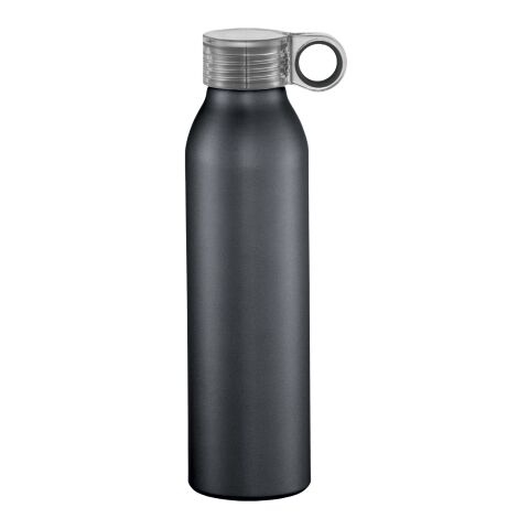 Grom 650 ml Aluminium Sportflasche schwarz