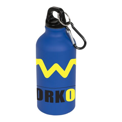 Oregon matte 400 ml Trinkflasche mit Karabiner blau | ohne Werbeanbringung | Nicht verfügbar | Nicht verfügbar