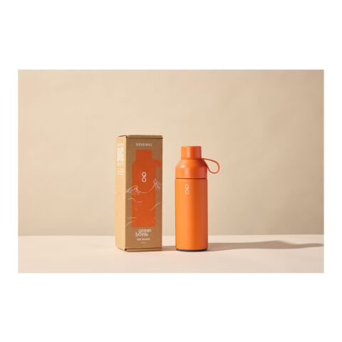 Ocean Bottle 500 ml vakuumisolierte Flasche Standard | Sun Orange | ohne Werbeanbringung | Nicht verfügbar | Nicht verfügbar