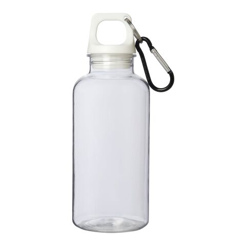 Oregon 400 ml RCS-zertifizierte Trinkflasche aus recyceltem Kunststoff mit Karabiner Standard | weiß | ohne Werbeanbringung | Nicht verfügbar | Nicht verfügbar