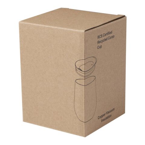 Corzo 350 ml RCS-zertifizierter Kupfer-Vakuum Isolierbecher aus recyceltem Edelstahl Standard | schwarz | ohne Werbeanbringung | Nicht verfügbar | Nicht verfügbar