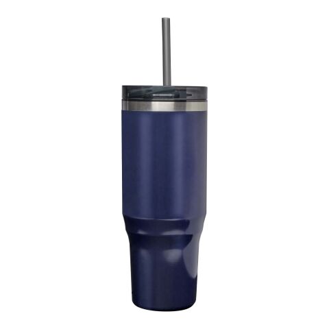 Melbourne 1200 ml RCS-zertifizierter Isolierbecher mit Strohhalm Standard | navy | ohne Werbeanbringung | Nicht verfügbar | Nicht verfügbar