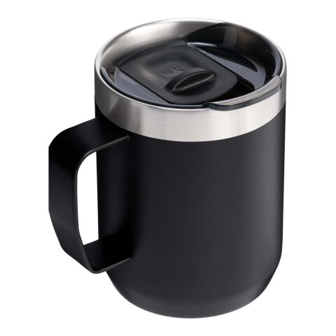 Stanley 236 ml Classic Legendary Camp Thermobecher Priority | schwarz | 1-farbiger Siebdruck | rundum | 40 mm x 50 mm
