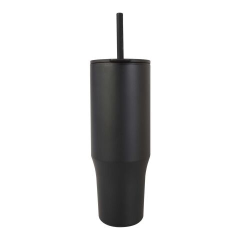 Brady 900 ml RCS-zertifizierter Isolierbecher mit Silikon Trinkhalm schwarz