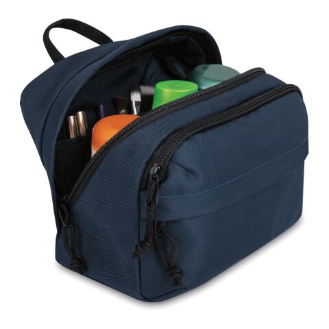 Renew AWARE™ rPET Kosmetiktasche marineblau | ohne Werbeanbringung | Nicht verfügbar | Nicht verfügbar