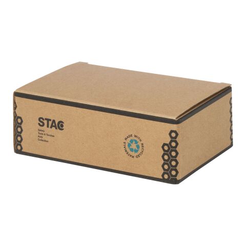 Octo 8-in-1 Schraubenzieher-Set aus recyceltem RCS Kunststoff mit Taschenlampe Standard | Schwarz | ohne Werbeanbringung | Nicht verfügbar | Nicht verfügbar