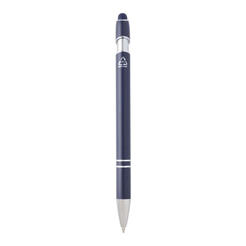 Kish Kugelschreiber mit silbernem Finish Standard | navy | ohne Werbeanbringung | Nicht verfügbar | Nicht verfügbar