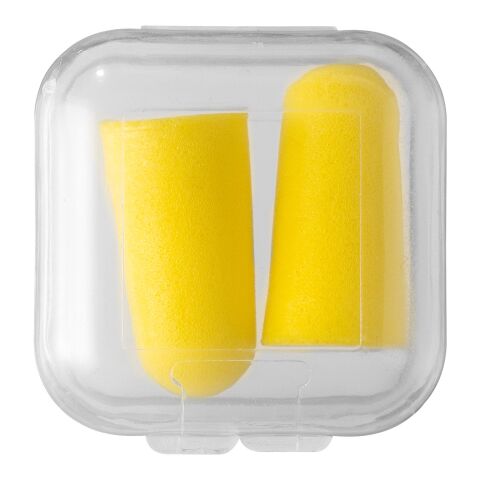 Traveler Ohrstöpsel mit Etui Standard | gelb | ohne Werbeanbringung | Nicht verfügbar | Nicht verfügbar | Nicht verfügbar