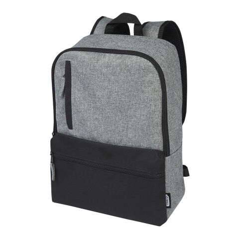 Reclaim 15&quot; GRS recycelter Laptop Rucksack 14 L Standard | schwarz-heather grau | ohne Werbeanbringung | Nicht verfügbar | Nicht verfügbar | Nicht verfügbar