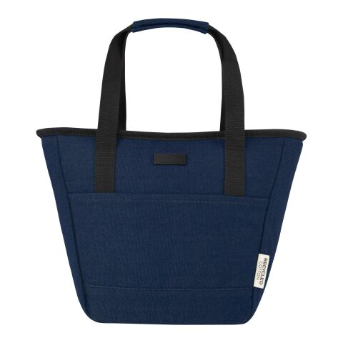 Joey GRS-recycelte Canvas-Lunch-Kühltasche 6 L für 9 Dosen Standard | tiefes blau | ohne Werbeanbringung | Nicht verfügbar | Nicht verfügbar | Nicht verfügbar