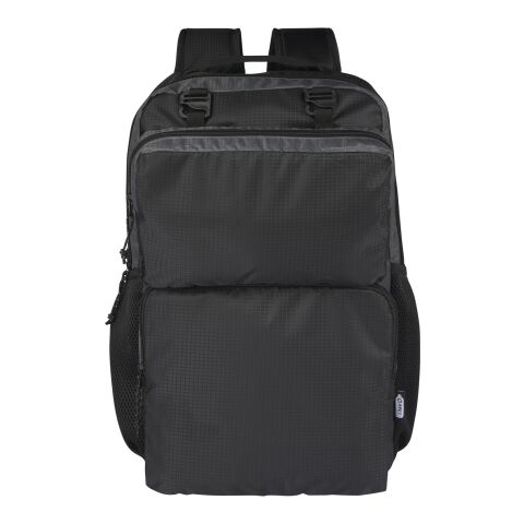 Trailhead 15&quot; GRS recycelter zweifarbiger Laptop-Rucksack 14 L Standard | schwarz-grau | ohne Werbeanbringung | Nicht verfügbar | Nicht verfügbar | Nicht verfügbar