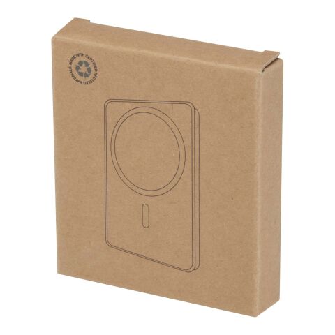 Acrab 15 W 5.000 mAh magnetische kabellose Powerbank mit 20 W PD aus recyceltem Kunststoff Standard | schwarz | ohne Werbeanbringung | Nicht verfügbar | Nicht verfügbar