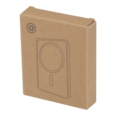 Acrab 15 W 10.000 mAh magnetische kabellose Powerbank mit 20 W PD aus recyceltem Kunststoff Standard | weiss | ohne Werbeanbringung | Nicht verfügbar | Nicht verfügbar