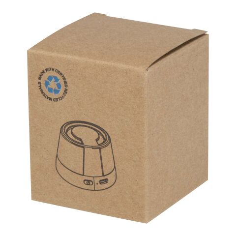 Horna 3 W kabelloser magnetischer Lautsprecher aus recyceltem Kunststoff Standard | schwarz | ohne Werbeanbringung | Nicht verfügbar | Nicht verfügbar