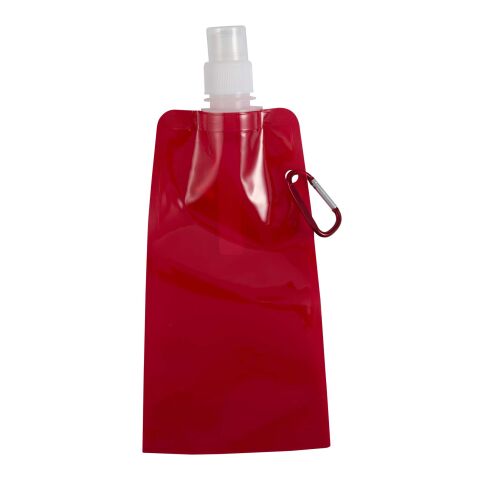 Sipzy 480 ml faltbare Wasserflasche Standard | rot | ohne Werbeanbringung | Nicht verfügbar | Nicht verfügbar