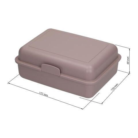 Bio-Vorratsdose "Pausen-Box" flieder | ohne Werbeanbringung | Nicht verfügbar | Nicht verfügbar
