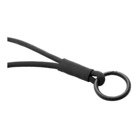 Tubyard Lanyard mit elastischem Band schwarz | ohne Werbeanbringung | Nicht verfügbar | Nicht verfügbar
