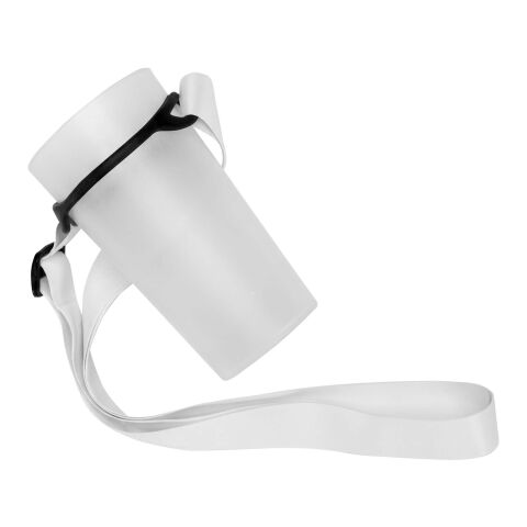Lior Sublimation Lanyard mit Silikonband weiß