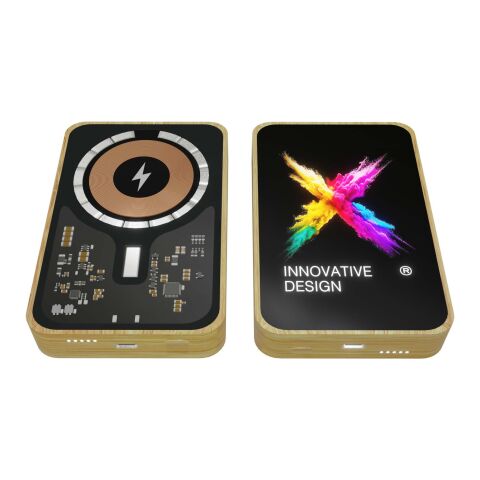 SCX.design P26 15W 5000 mAh MagSafe Powerbank aus Holz holz | ohne Werbeanbringung | Nicht verfügbar | Nicht verfügbar
