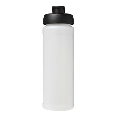 Baseline® Plus grip 750 ml Sportflasche mit Klappdeckel weiß-schwarz | ohne Werbeanbringung | Nicht verfügbar | Nicht verfügbar