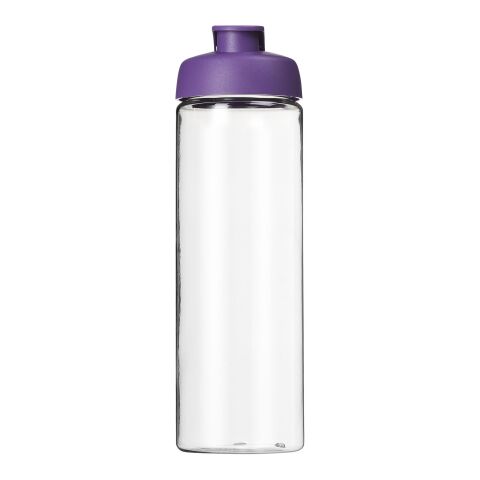 H2O Vibe 850 ml Sportflasche mit Klappdeckel transparent klar-lila | ohne Werbeanbringung | Nicht verfügbar | Nicht verfügbar