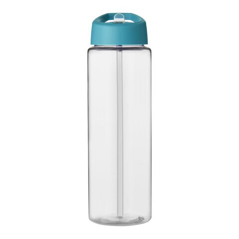 H2O Vibe 850 ml Sportflasche mit Ausgussdeckel transparent klar-aquablau | ohne Werbeanbringung | Nicht verfügbar | Nicht verfügbar