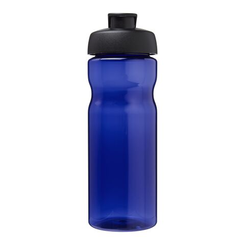 H2O Eco 650 ml Sportflasche mit Klappdeckel blau-schwarz | ohne Werbeanbringung | Nicht verfügbar | Nicht verfügbar