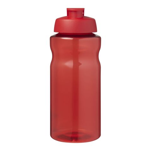 H2O Active® Eco Big Base 1L Sportflasche mit Klappdeckel rot-rot | ohne Werbeanbringung | Nicht verfügbar | Nicht verfügbar