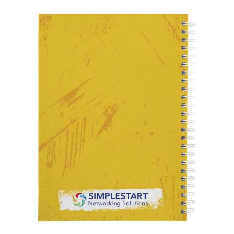 Desk-Mate® A5 Hardcover Journal weiss | ohne Werbeanbringung | Nicht verfügbar | Nicht verfügbar
