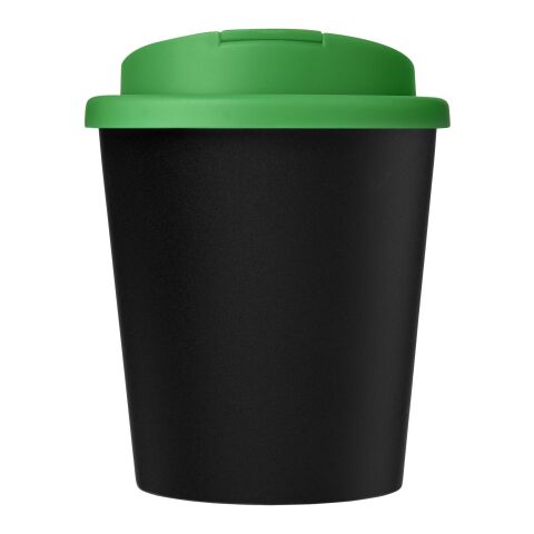 Americano® Espresso Eco 250 ml recycelter Isolierbecher mit auslaufsicherem Deckel schwarz-grün | ohne Werbeanbringung | Nicht verfügbar | Nicht verfügbar