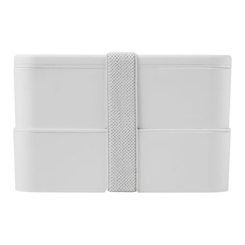 MIYO Pure Doppel-Lunchbox weiss-weiss-weiss | ohne Werbeanbringung | Nicht verfügbar | Nicht verfügbar