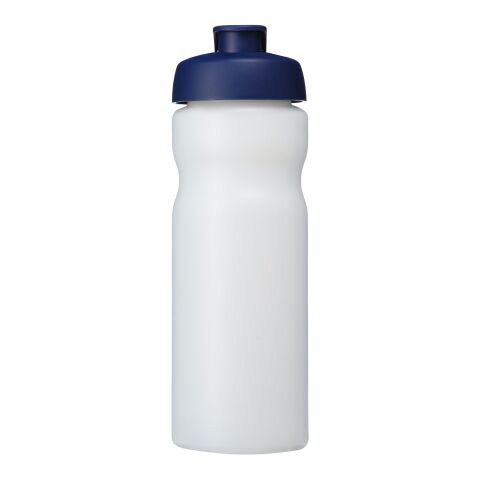 Baseline® Plus 650 ml Sportflasche mit Klappdeckel weiss-blau | ohne Werbeanbringung | Nicht verfügbar | Nicht verfügbar