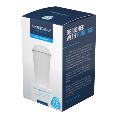 Brite-Americano® POP 350 ml isolierter Trinkbecher mit auslaufsicherem Deckel weiß | ohne Werbeanbringung | Nicht verfügbar | Nicht verfügbar