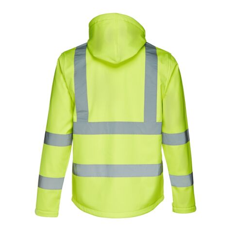 THC ZAGREB WORK. Softshell-Jacke mit hoher Sichtbarkeit (Unisex) Gelb Hexachrome | ohne Werbeanbringung | Nicht verfügbar | Nicht verfügbar | Nicht verfügbar