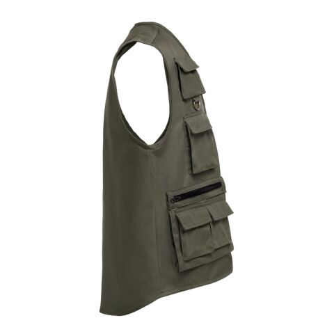 THC PIXEL 3XL. Weste mit verschiedenen Taschen Khaki | ohne Werbeanbringung | Nicht verfügbar | Nicht verfügbar | Nicht verfügbar