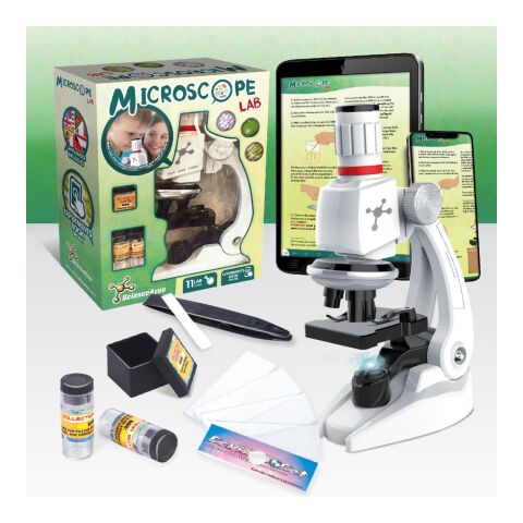 MICROSCOPE. Lernspiel für Kinder Weiss | ohne Werbeanbringung | Nicht verfügbar | Nicht verfügbar | Nicht verfügbar