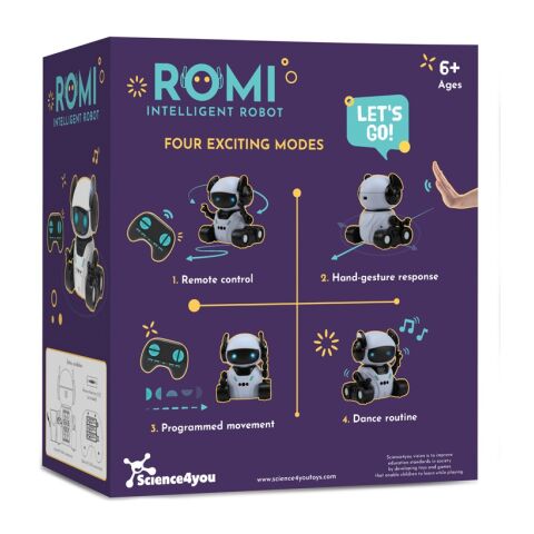 ROMI INTELLIGENT ROBOT. Lernspielzeug für Kinder Weiss | ohne Werbeanbringung | Nicht verfügbar | Nicht verfügbar | Nicht verfügbar