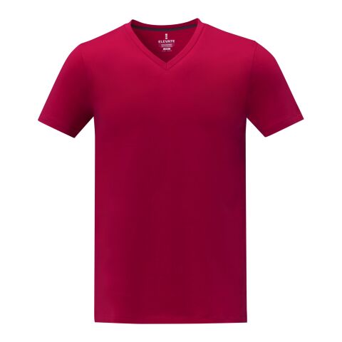Somoto T-Shirt mit V-Ausschnitt für Herren Standard | rot | S | ohne Werbeanbringung | Nicht verfügbar | Nicht verfügbar | Nicht verfügbar