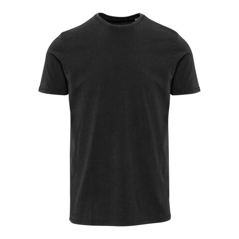 Nanaimo Kurzärmeliges T-Shirt für Herren im Washed Look, 160 g/m2 Standard | Schwarz | L | ohne Werbeanbringung | Nicht verfügbar | Nicht verfügbar | Nicht verfügbar