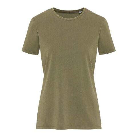 Nanaimo Kurzärmeliges T-Shirt für Damen im Washed Look, 160 g/m2 Standard | Forest Green2 | XS | ohne Werbeanbringung | Nicht verfügbar | Nicht verfügbar | Nicht verfügbar