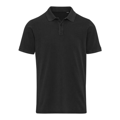 Calgary Poloshirt für Herren im Washed Look, 200 g/m2 Standard | schwarz | M | ohne Werbeanbringung | Nicht verfügbar | Nicht verfügbar | Nicht verfügbar