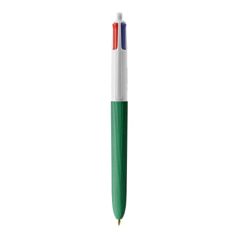 BIC® 4 Colours Wood Style Weiß-grün