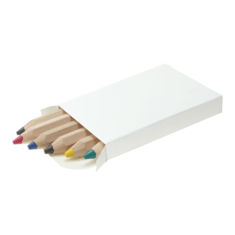 JUMBO Buntstifte, 6er Set, inklusive Rundumdruck 4c Offsetdruck