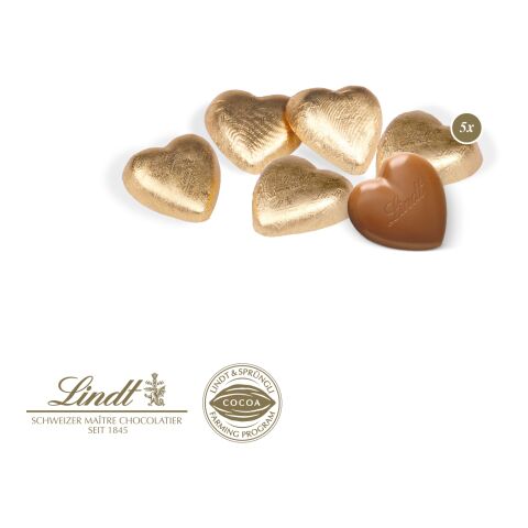 Präsent „Christmas Minis“ bunt | 4C Digital-/Offsetdruck | Vollmilchherzen von Lindt