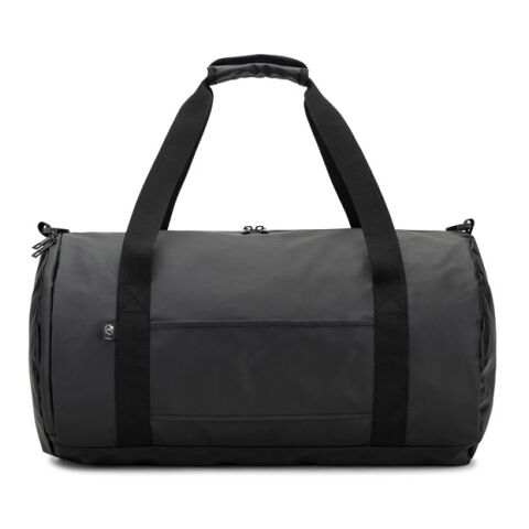 OSASCO SPORT. Sporttasche im Zylinder-Format aus hochdichtem, recyceltem 600D-Polyester mit Seitenfach für Schuhe schwarz | ohne Werbeanbringung | Nicht verfügbar | Nicht verfügbar | Nicht verfügbar