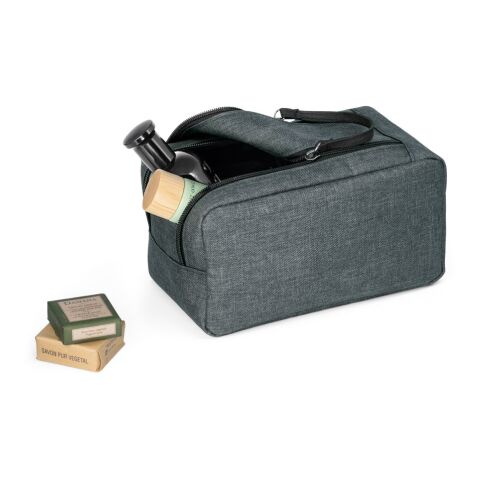 WAYNE. Kulturbeutel aus 600D HD mit einem Träger Grau | ohne Werbeanbringung | Nicht verfügbar | Nicht verfügbar | Nicht verfügbar