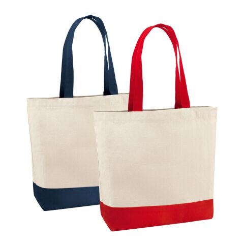 EDMONTON. Tragetasche aus 100% Canvas-Baumwolle (280 g/m²) Blau | ohne Werbeanbringung